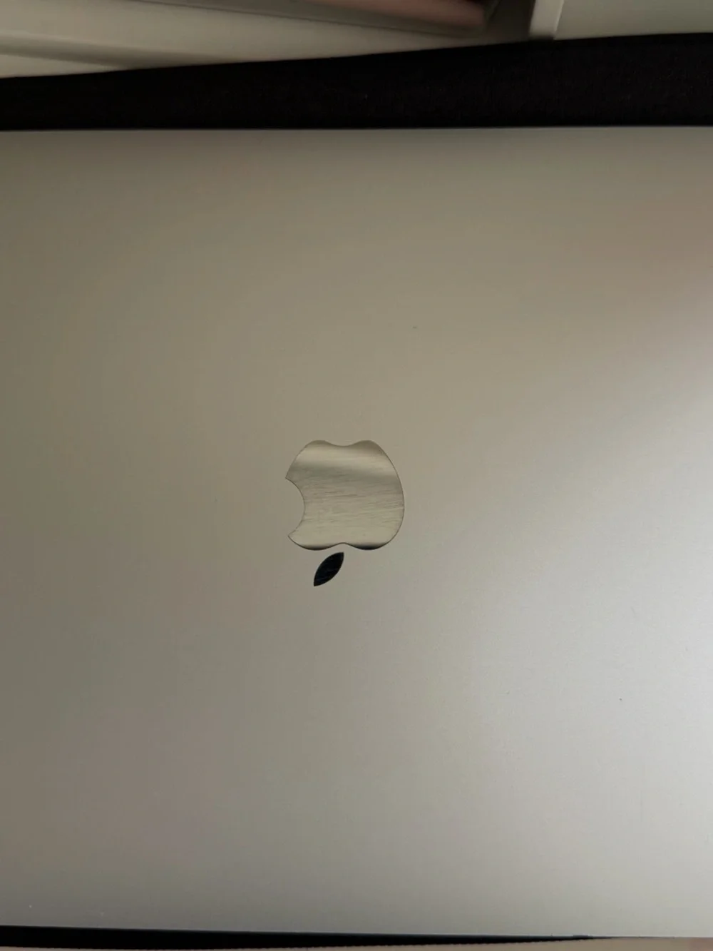 Apple MacBook Pro Silver with Black Keyboard and Dark Display